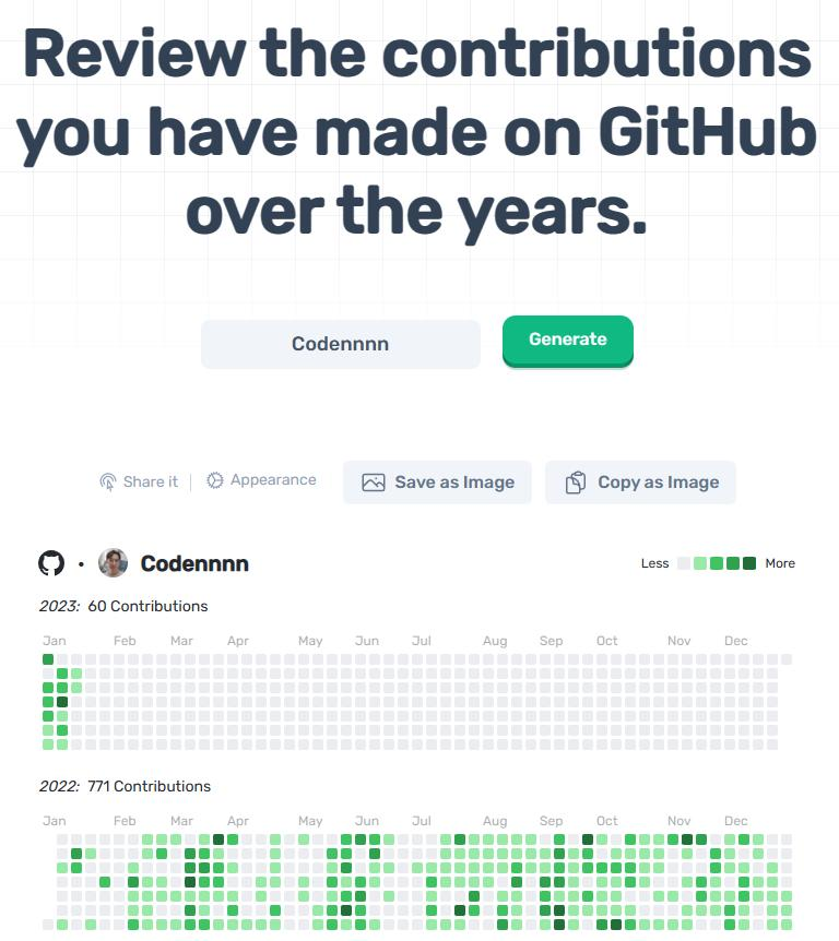 GitHub 贡献图生成器-Green Wall2374 作者:西梦花客 帖子ID:247 