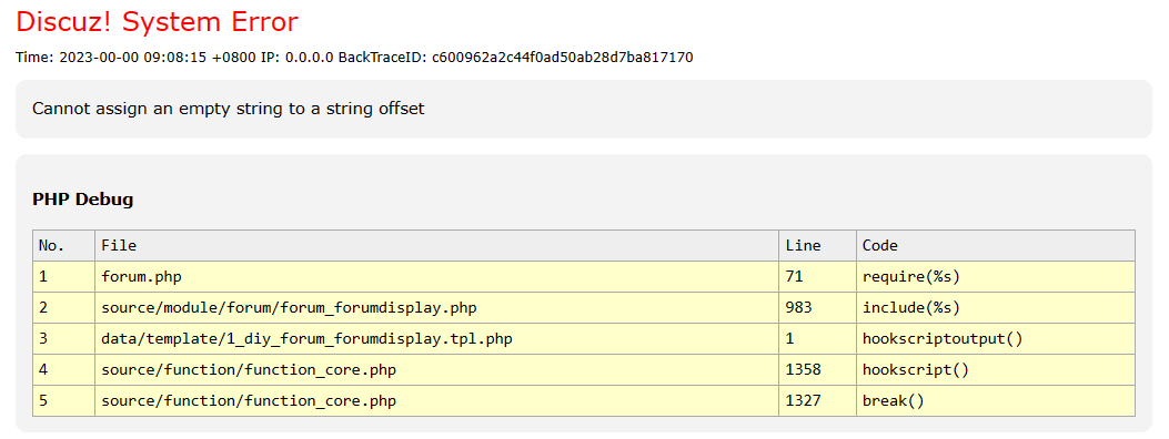 php8中，chs_tiebalist 和 freeaddon_forumdisplay_rate 插件冲突 和 解决办法9773 作者:dlsite 帖子ID:260 