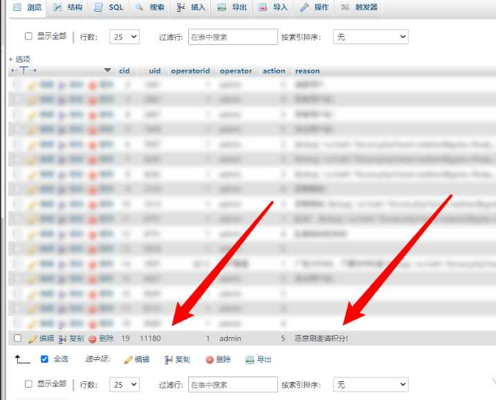 Discuz删除违规记录的方法4014 作者:老王 帖子ID:615 