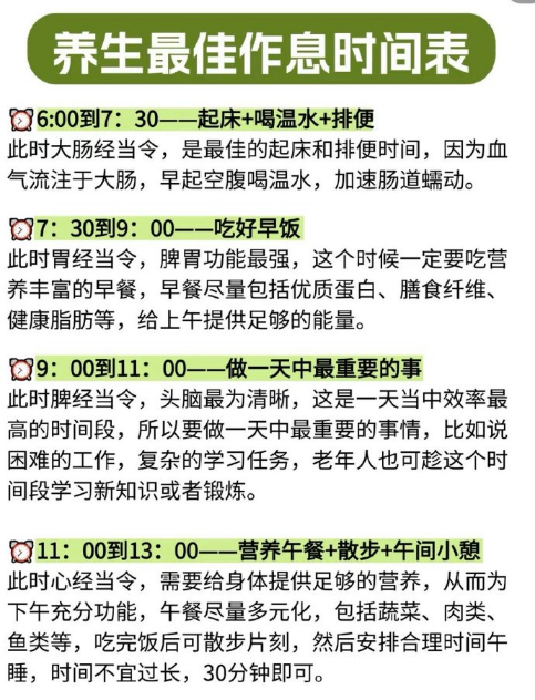 人体作息最佳时间表394 作者:清风拂柳夜微凉 帖子ID:1141 