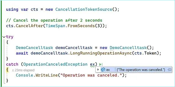 在 .Net Core 中使用 CancellationToken 的最佳做法9572 作者:admin 帖子ID:1167 