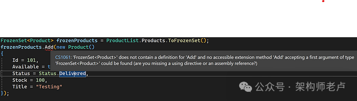 NET C#中的5个提示和技巧！Exists() over Any()、冻结的集合、块、专用的 Lock 类型和 Required 关键字4751 作者:admin 帖子ID:1173 